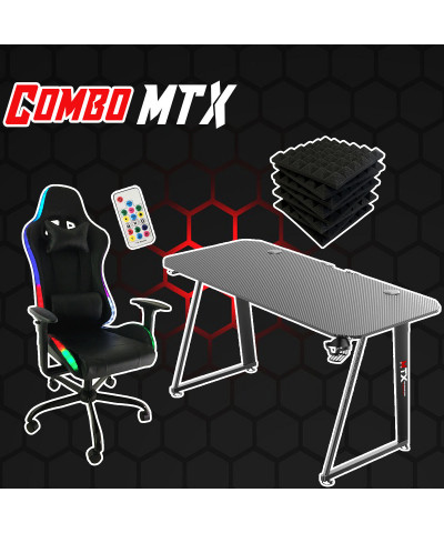 Postazione Completa Gaming: Sedia, Tavolo, Pannelli Fonoassorbenti - ZStyle