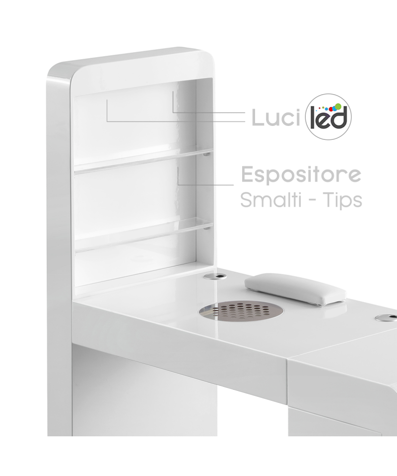 Espositore tavolo manicure professionale