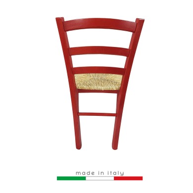 Sedia Venezia Colorata rossa