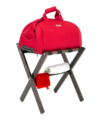 Porta valigie in legno wengè