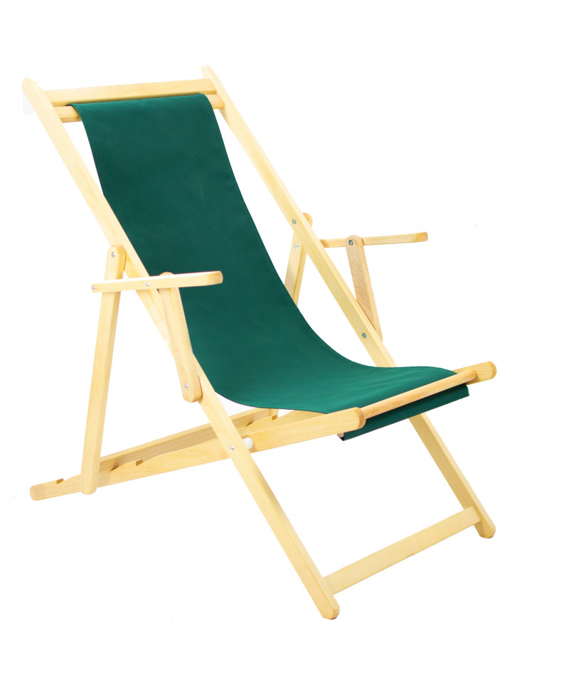 Sdraio Mare In Legno E Cotone Malibù