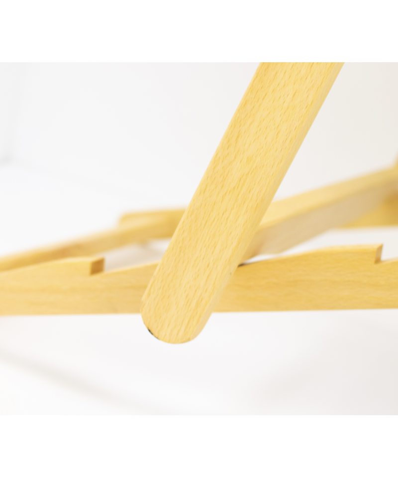 sedia a sdraio, dettaglio meccanismo per regolare lo schienale