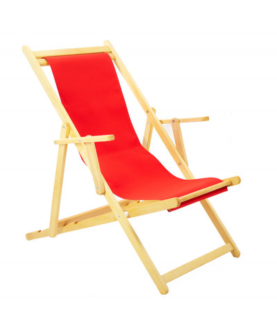 Sdraio Mare In Legno E Cotone Malibù