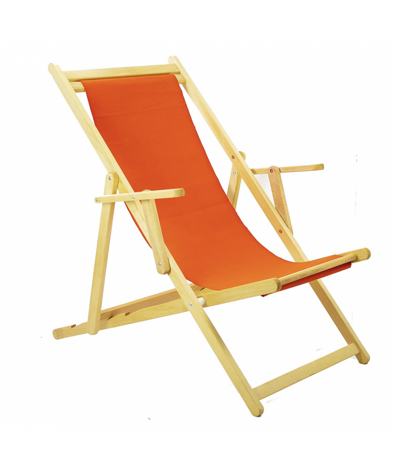 Sdraio Mare In Legno E Cotone Malibù