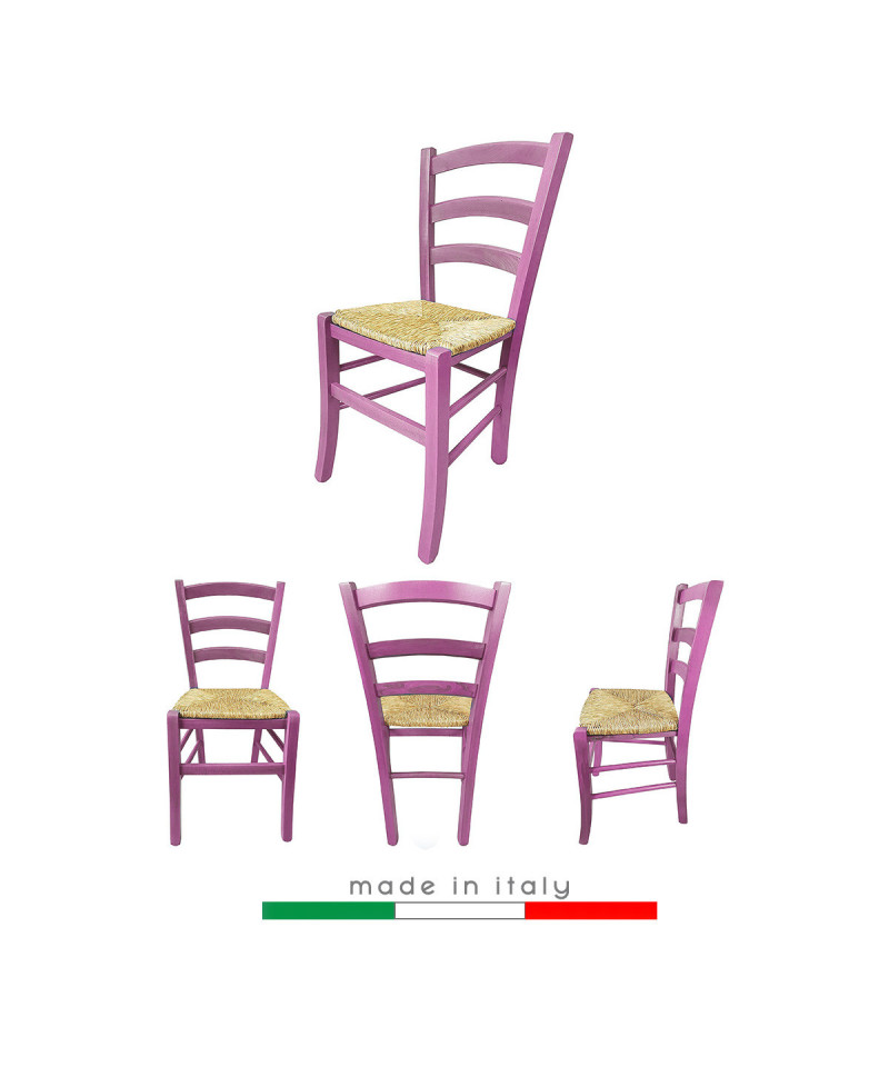 Sedia Venezia Colorata In Legno - 5 Colori Disponibili - ZStyle