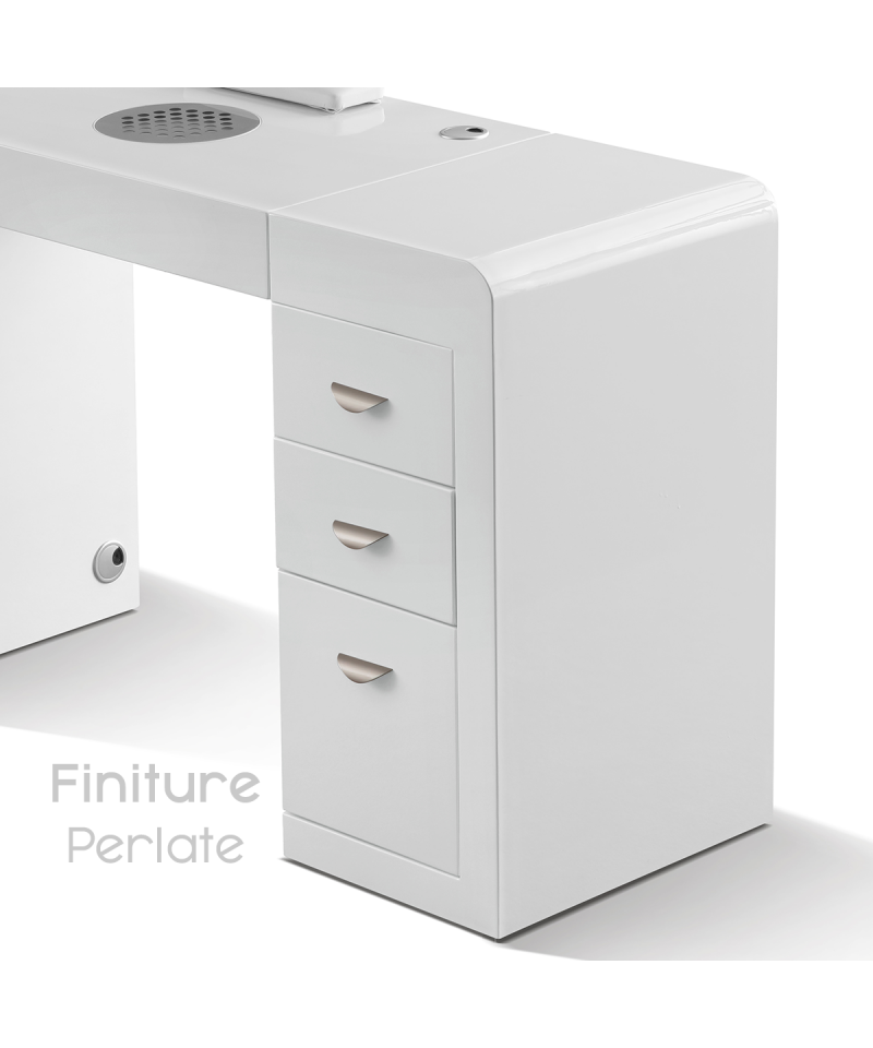 Tavolo Per Manicure Professionale Componibile Con Espositore E Led