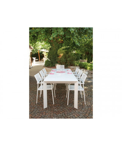 Poltroncina da esterno, bianca, su richiesta