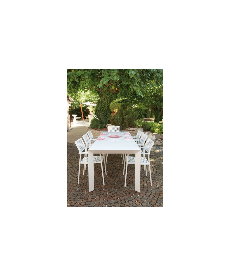 Poltroncina da esterno, bianca, su richiesta