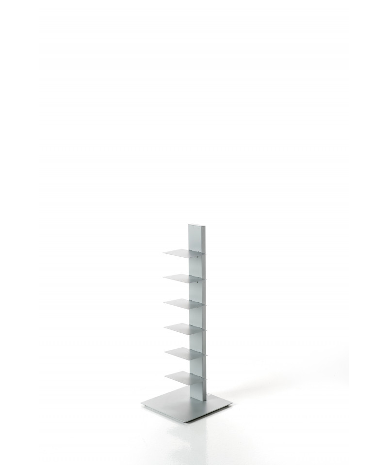 Libreria sapiens, altezza 97 cm, alluminio