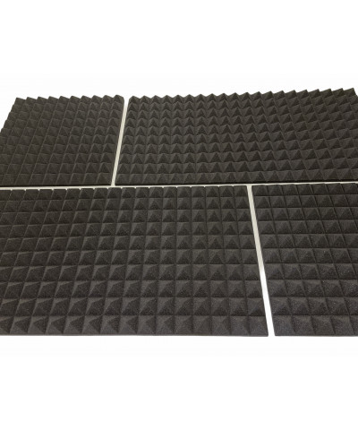 Pannelli fonoassorbenti piramidali di diverse dimensioni