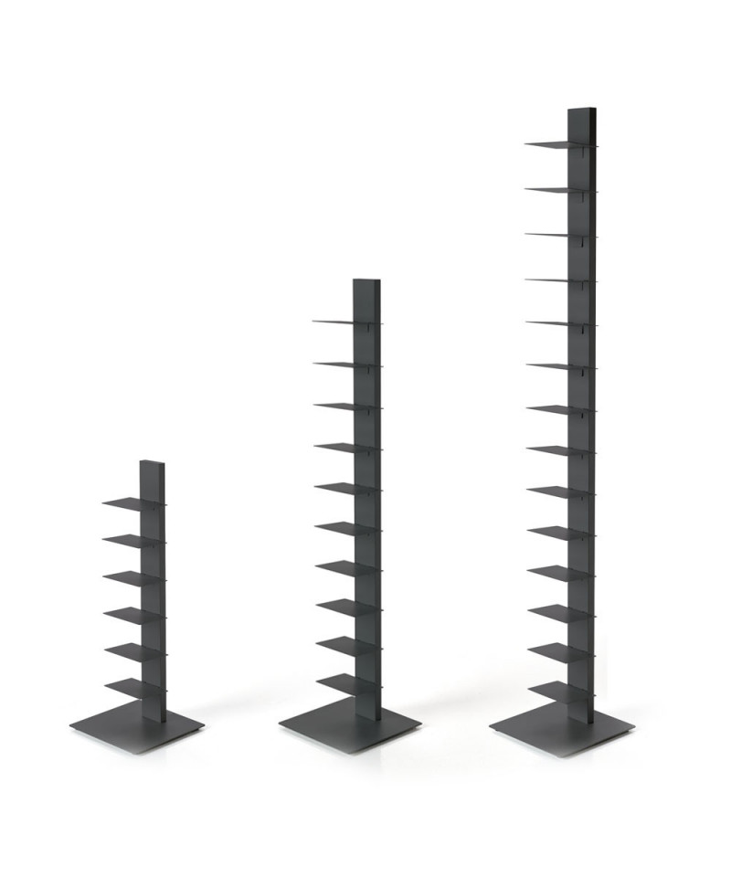 libreria Sapiens, nelle tre altezze, antracite