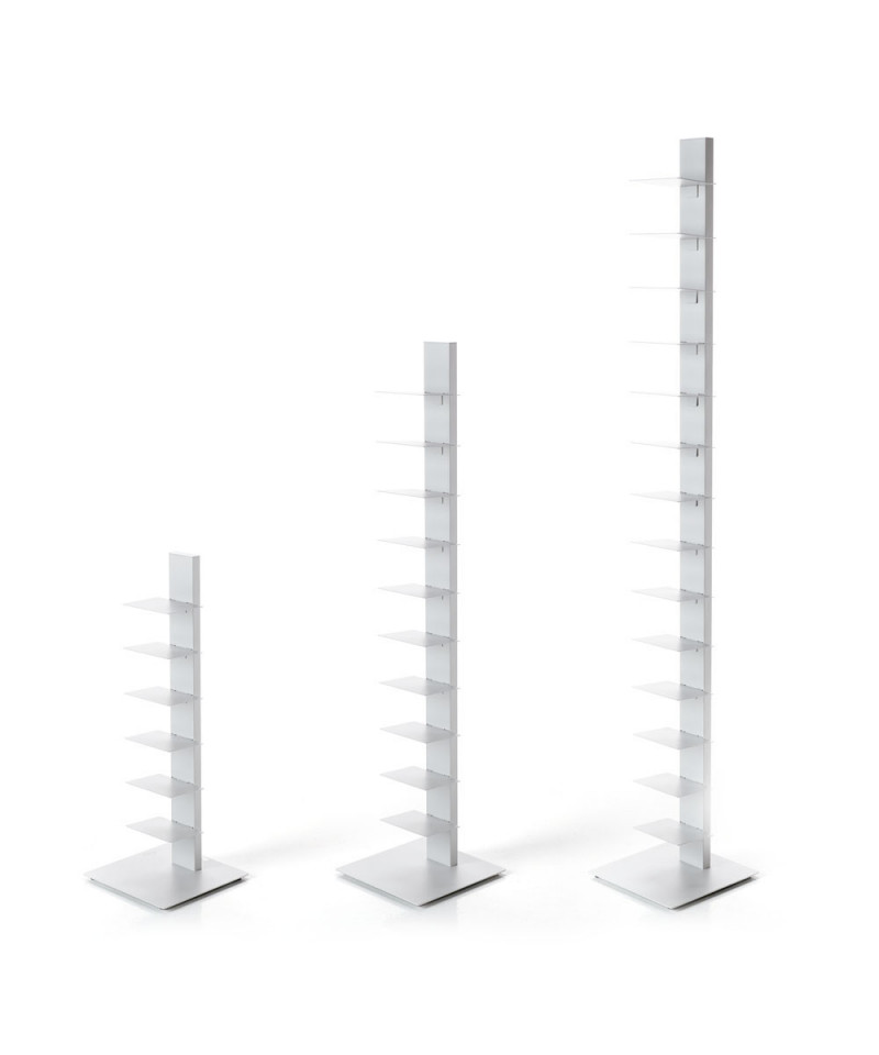 libreria Sapiens, nelle tre altezze, bianco