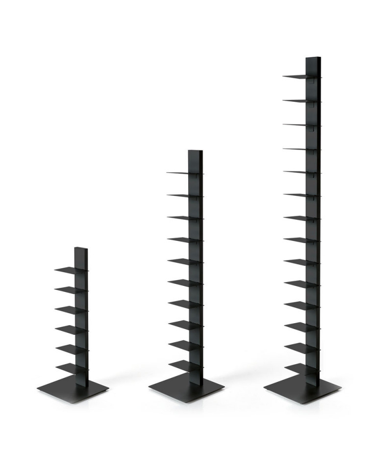 libreria Sapiens, nelle tre altezze, nero