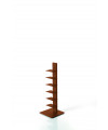 Libreria sapiens, altezza 97 cm, corten