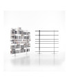 Libreria a parete B.Bliotek