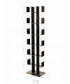 Libreria a colonna di design, nero
