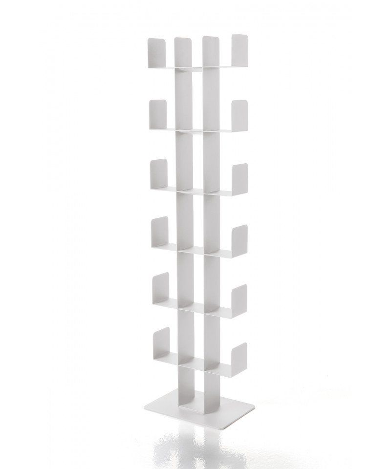Libreria a colonna di design, bianco