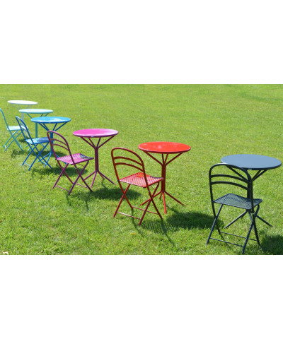 Sedia pieghevole da giardino, colorata su richiesta