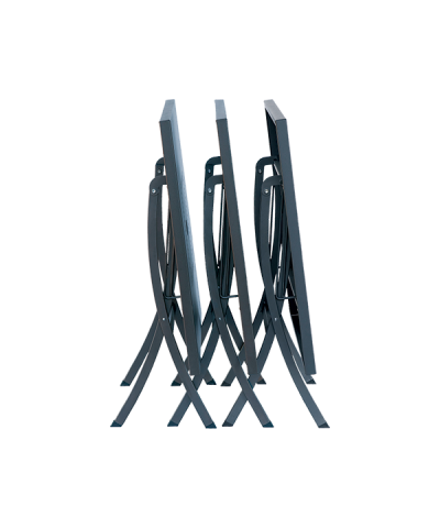 Tavolo da giardino pieghevole, Made in Italy, 80x80 cm, chiuso