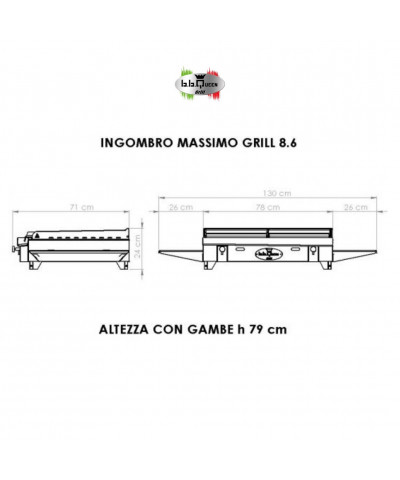 scheda misure prodotto