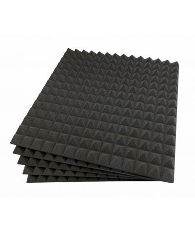 Pannello fonoassorbente piramidale per sala prove