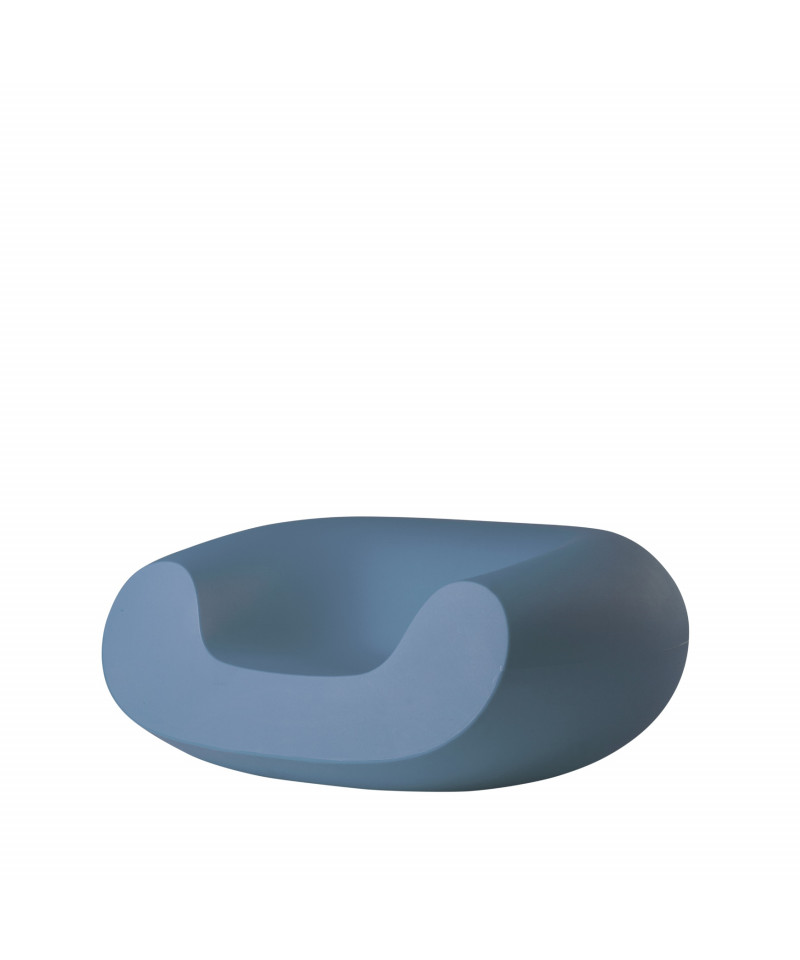 Poltrona Chubby  blu polvere