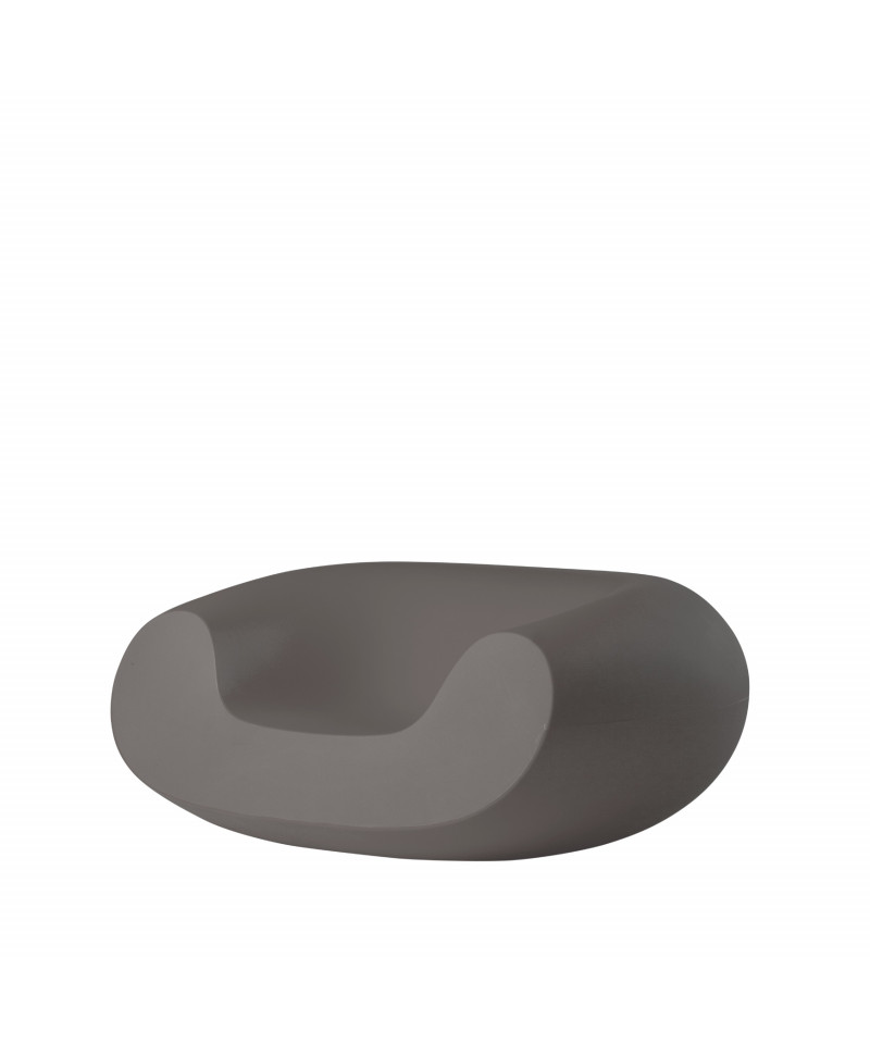 Poltrona Chubby grigio argilla