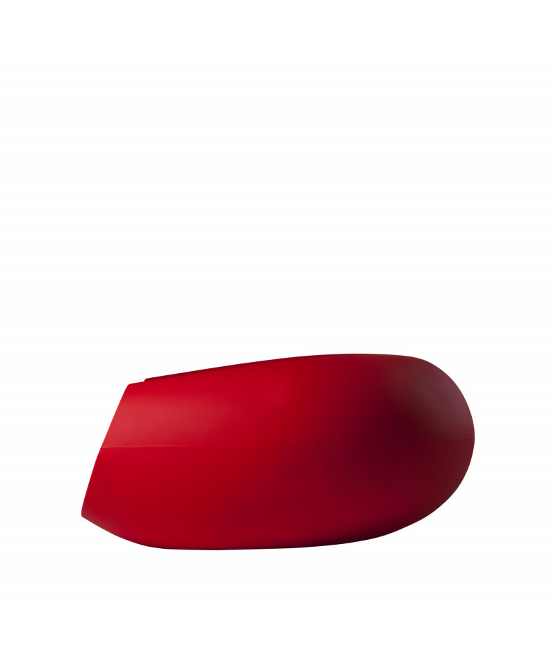 Poltrona Chubby rosso fiamma - lato