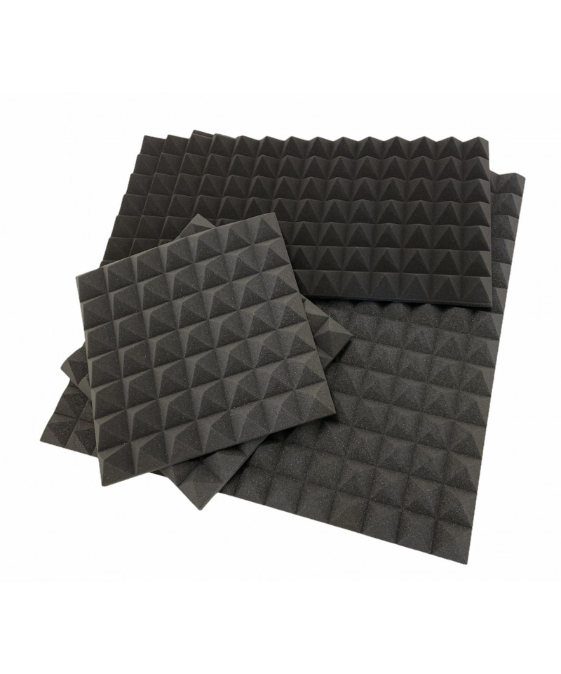 Pannelli piramidali fonoassorbenti, diverse misure disponibili