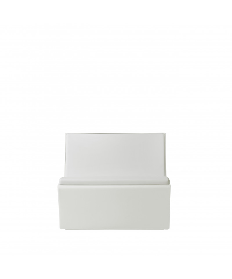 Poltrona Kami Ichi bianca con cuscino - fronte