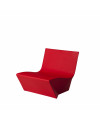 Poltrona Kami Ichi rosso fiamma - prosp