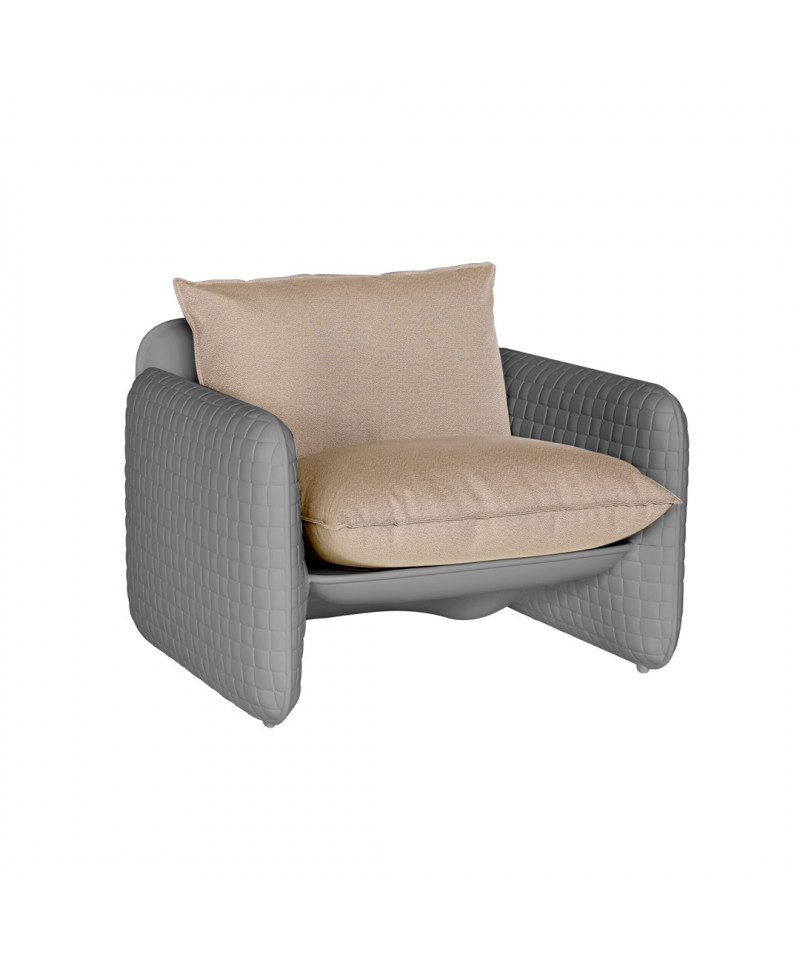 Mara color tortora- cuscino sabbia