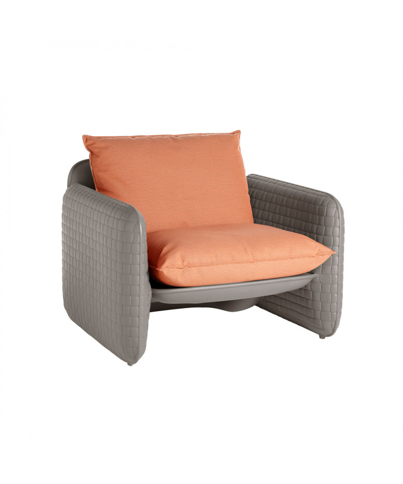 Mara grigio argilla-cuscino arancione terra