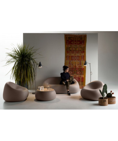 Gumball Armchair tortora