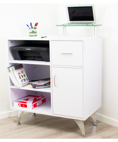 Mobile per reception con mensola per monitor pc