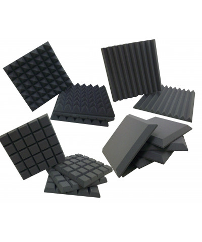 Pannello fonoassorbente piramidale 3 cm correzione acustica