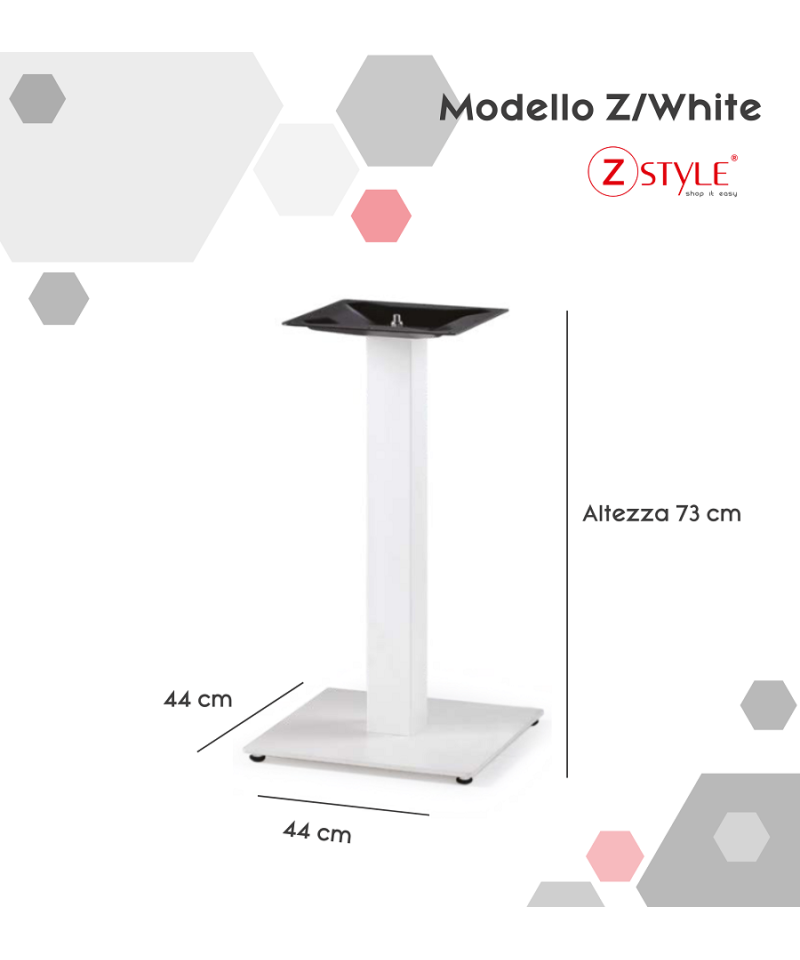 ZStyle Base Per Tavolo - Gamba Tavolino Bar Ristorante Bistrot Hotel