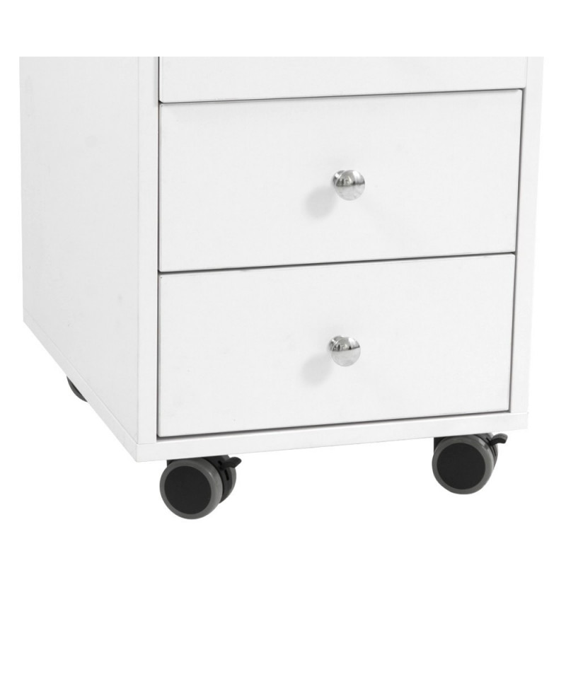 tavolo per farsi le unghie con ruote