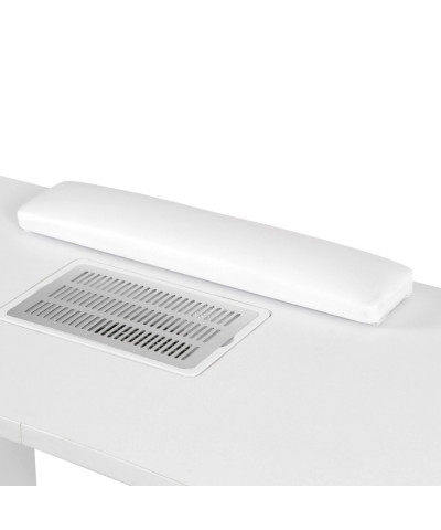 Aspiratore per limatura e cuscino ergonomico poggiamano tavolo unghie