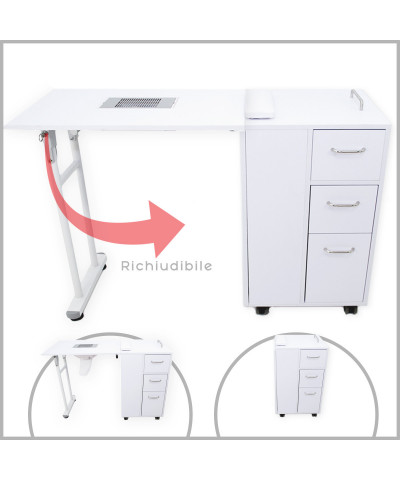 Tavolo unghie Pieghevole