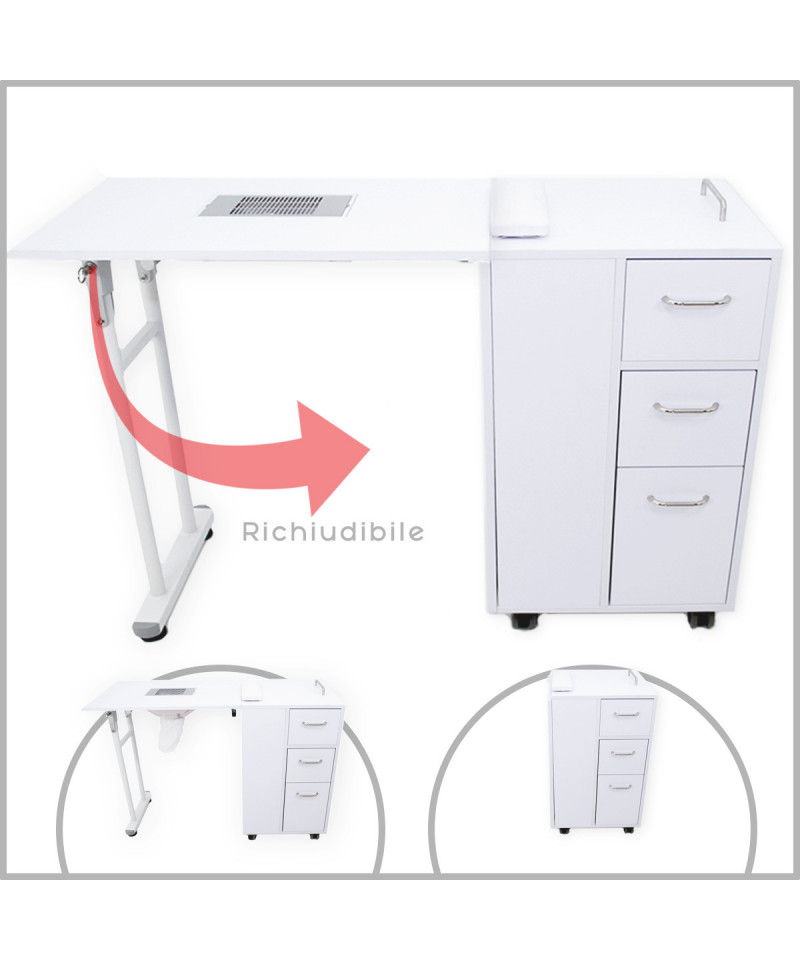 Tavolo unghie Pieghevole